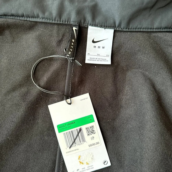 Nike MMW Matthew M Williams New Black Jacket Yoga Unisex Size XL - Picture 3 of 16